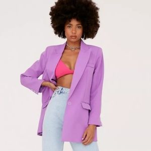 Nasty Gal Longline Single Breasted Blazer 🆕️